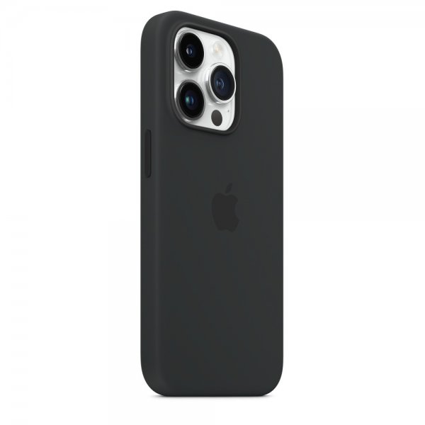 Apple Original iPhone 14 Pro Max Skal Silicone Case MagSafe Midnatt