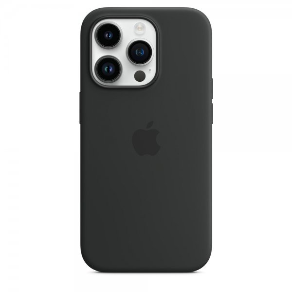 Apple Original iPhone 14 Pro Skal Silicone Case MagSafe Midnatt