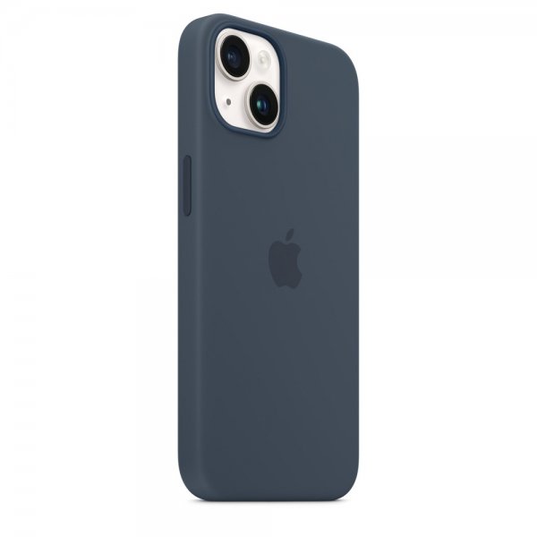 Apple Original iPhone 14 Skal Silicone Case MagSafe Stormblå