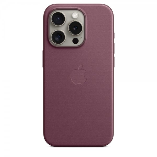 Apple Original iPhone 15 Pro Skal FineWoven MagSafe Mulberry