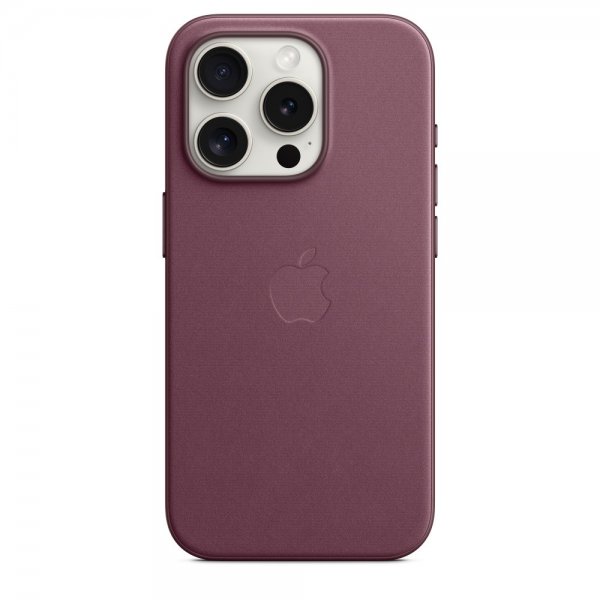 Apple Original iPhone 15 Pro Skal FineWoven MagSafe Mulberry