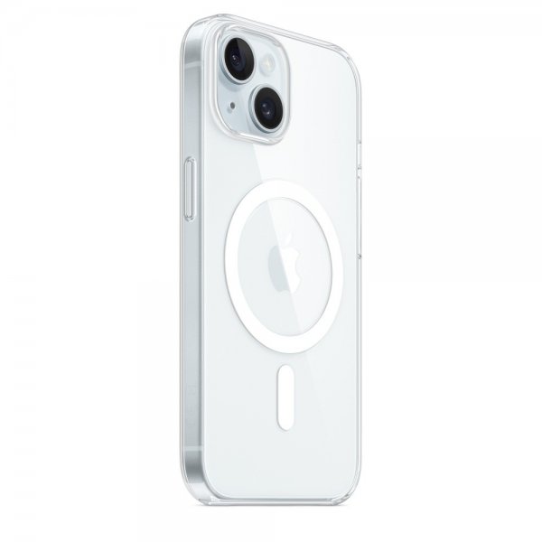 Apple Original iPhone 15 Skal Transparent MagSafe Klar