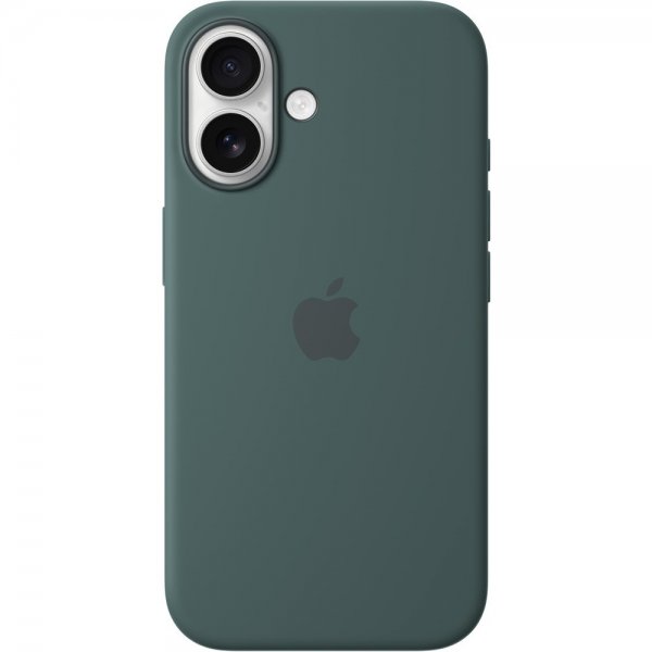 Apple Original iPhone 16 Skal Silicone Case MagSafe Lake Green