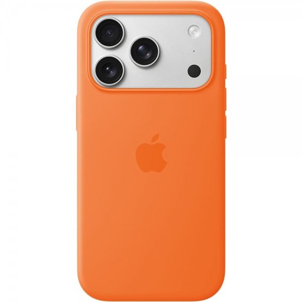 Apple Original iPhone 17 Pro Skal Silicone Case MagSafe Orange