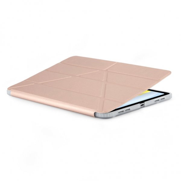 Pipetto iPad 10.9 (gen 10)/iPad 11 (A16) Fodral Origami No1 Original Case Metallic Rosa