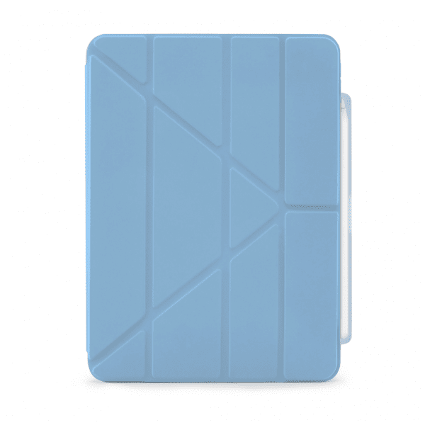 Pipetto iPad Air 11 (M2/M3/M4) Fodral Origami No3 Pencil Case Ljusblå