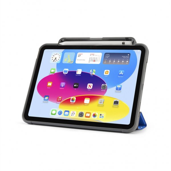 Pipetto iPad 10.9 (gen 10)/iPad 11 (A16) Fodral Origami No2 Pencil Shield Royal Blue