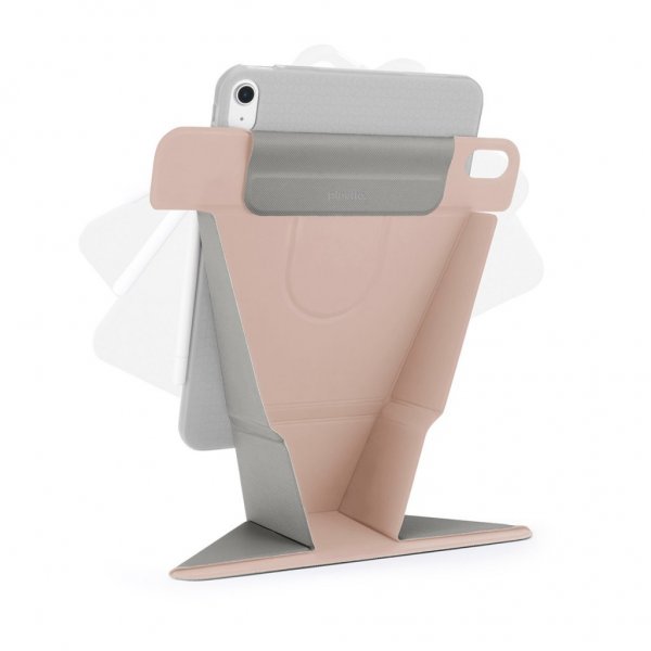 Pipetto iPad Air 11 (M2/M3/M4)/iPad Air 10.9 (gen 4/5) Fodral Origami No6 Stand Rosa