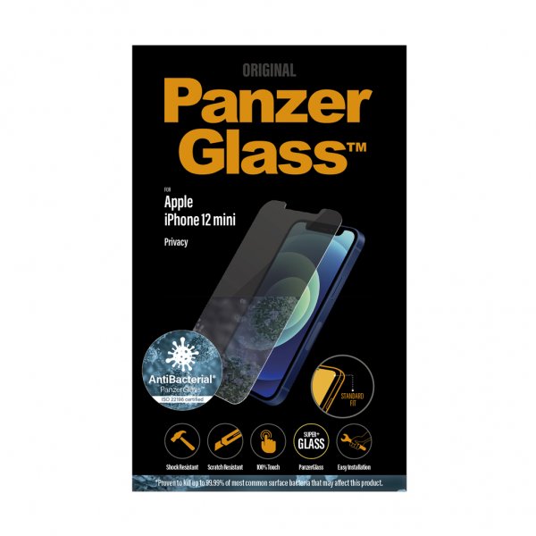 PanzerGlass iPhone 12 Mini Skärmskydd Standard Fit Privacy