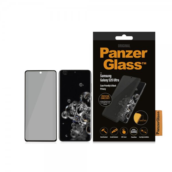 PanzerGlass Samsung Galaxy S20 Ultra Skärmskydd CaseFriendly Privacy