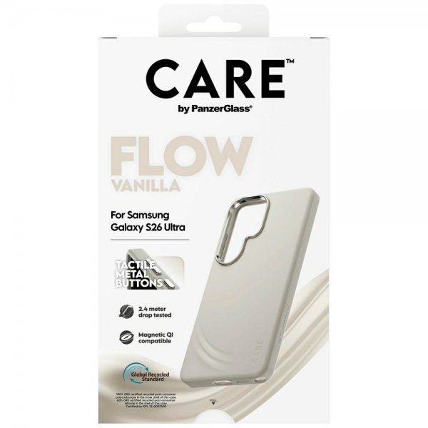 CARE by PanzerGlass Samsung Galaxy S26 Ultra Skal Flow MagSafe Vanilla