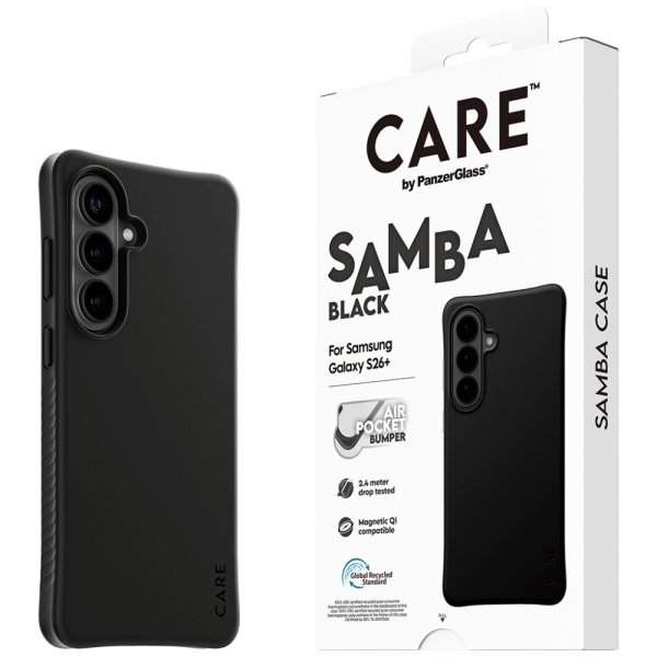 CARE by PanzerGlass Samsung Galaxy S26 Plus Skal Samba MagSafe Svart