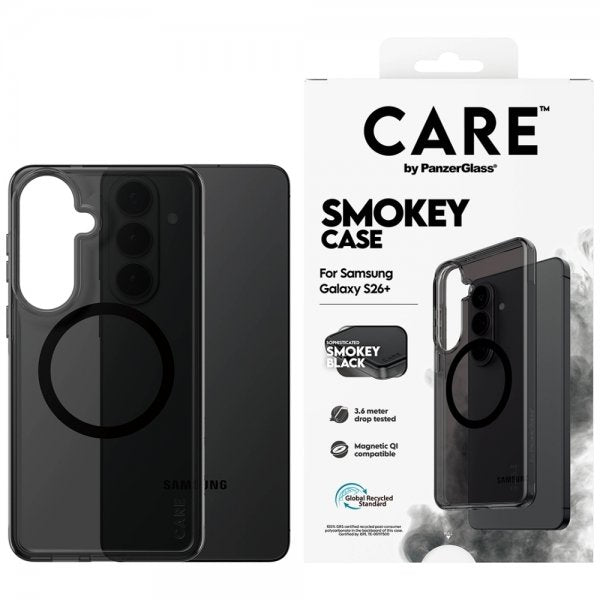 CARE by PanzerGlass Samsung Galaxy S26 Plus Skal Smokey MagSafe Svart