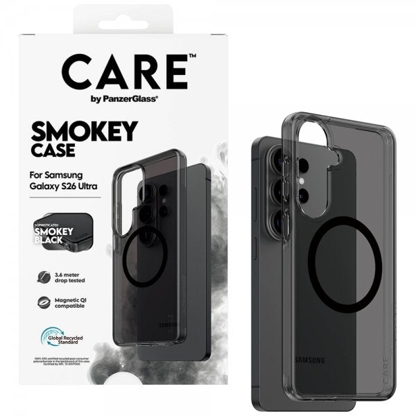CARE by PanzerGlass Samsung Galaxy S26 Ultra Skal Smokey MagSafe Svart