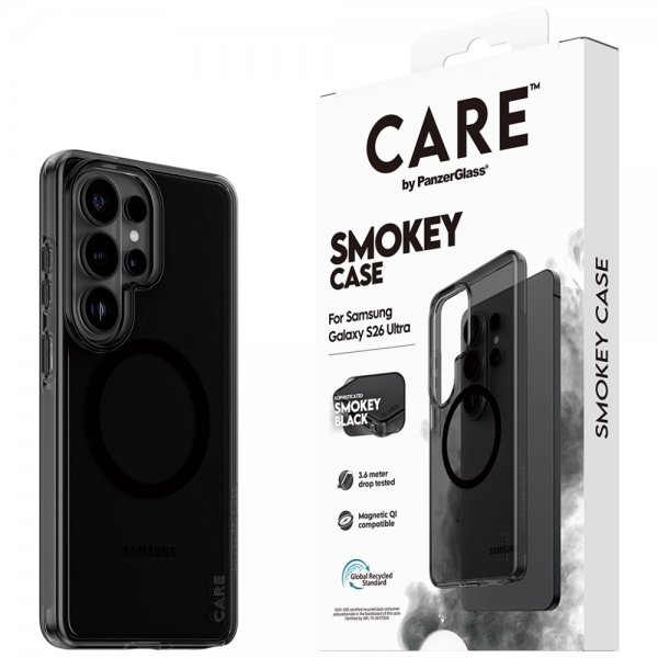CARE by PanzerGlass Samsung Galaxy S26 Ultra Skal Smokey MagSafe Svart