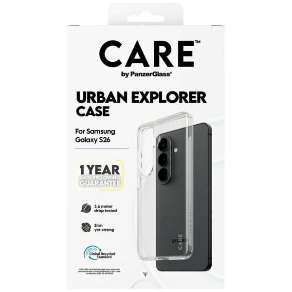 CARE by PanzerGlass Samsung Galaxy S26 Skal Urban Explorer Transparent
