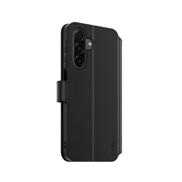 CARE by PanzerGlass Samsung Galaxy A17 Fodral Wallet Kickstand Svart