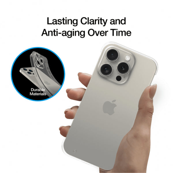 Just Mobile iPhone 15 Pro Skal TENC Slim Fit Klar