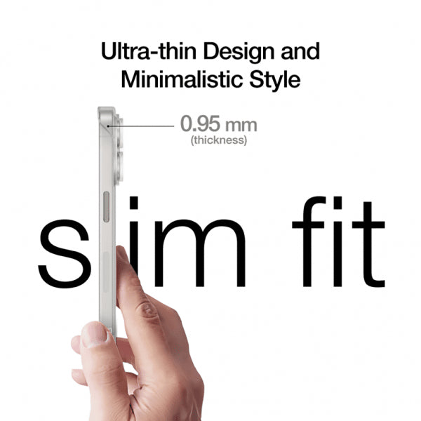 Just Mobile iPhone 15 Pro Skal TENC Slim Fit Frost