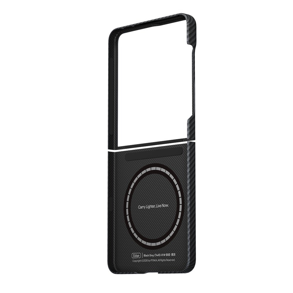 Pitaka Samsung Galaxy Z Flip 8 Skal Edge Black/Grey Twill