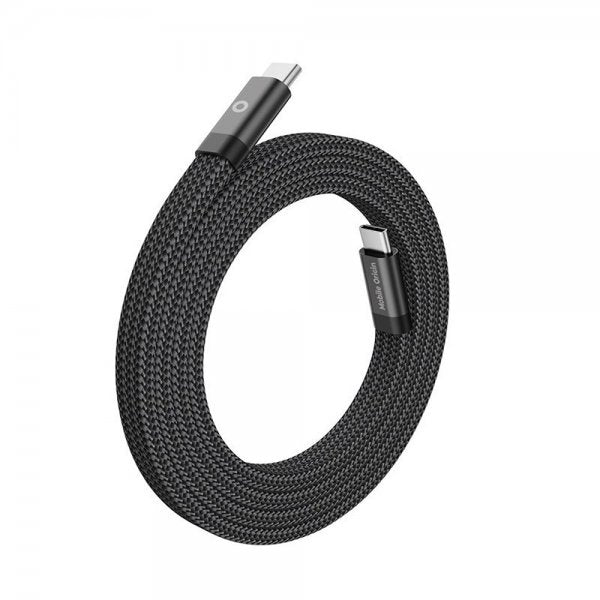 Mobile Origin Platt Kabel Magnetisk USB-C till USB-C 1m Svart