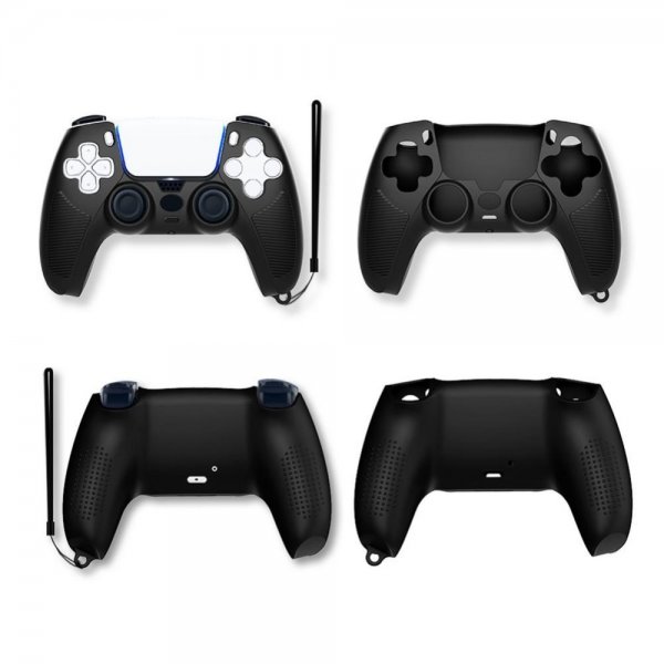 PlayStation 5 DualSense Kontroll Skal med Strap Svart