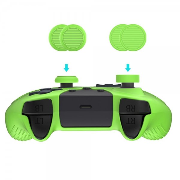 PlayStation 5 Spelkontroll Thumb Grips 4-pack Grön