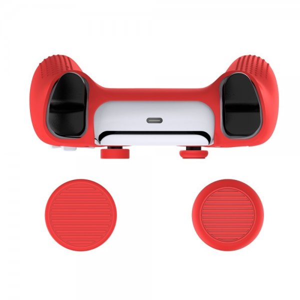 PlayStation 5 Spelkontroll Thumb Grips 4-pack Röd