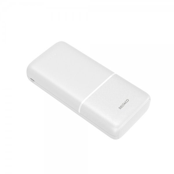 Deltaco Powerbank 20 000 mAh Vit