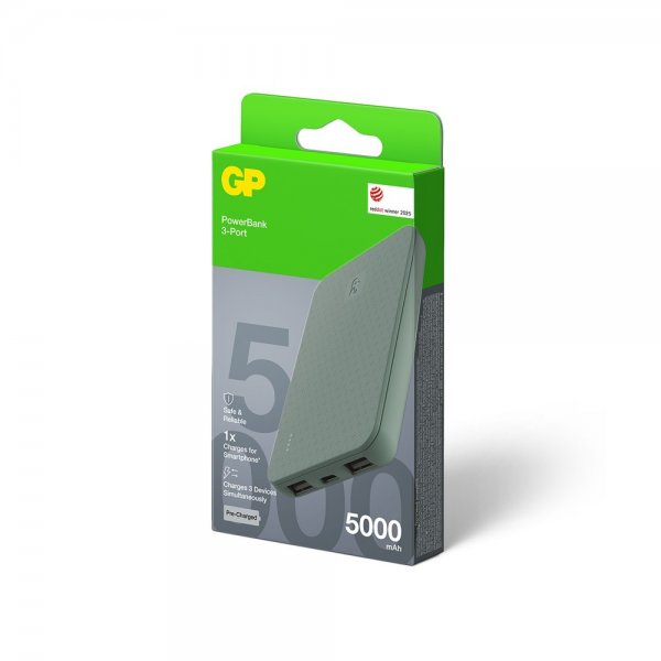 GP Powerbank Plus 5000 mAh Grön