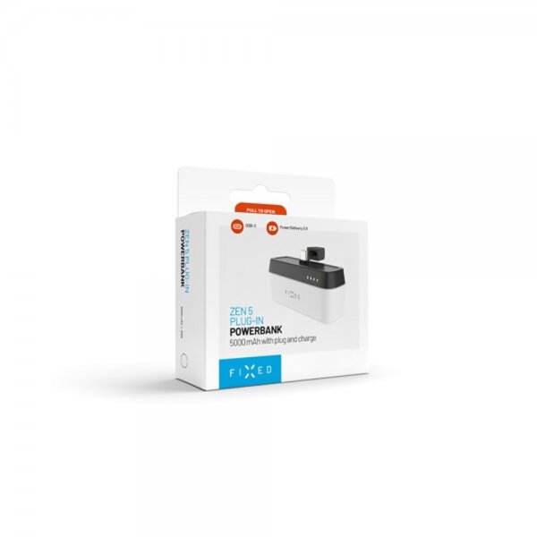 Fixed Powerbank Zen 5 Plug-in 20W 5000 mAh Vit