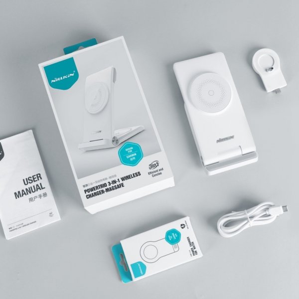 Nillkin Powertrio 3-in-1 MagSafe Trådlös Laddare