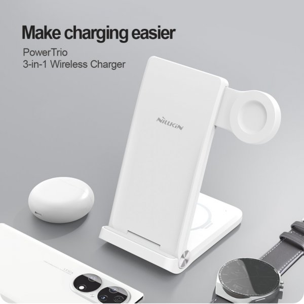 Nillkin Powertrio 3-in-1 Trådlös Laddare