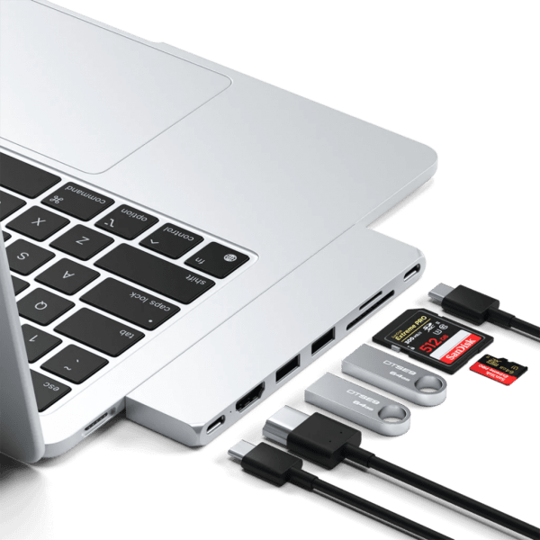 Satechi Pro Hub Slim Silver