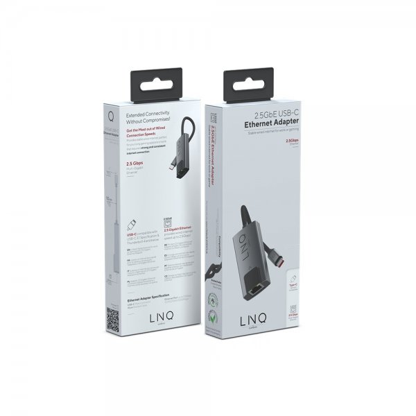 LINQ PRO USB-C/RJ45 adapter 2.5Gbps