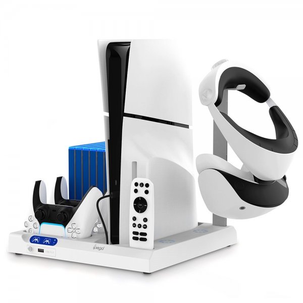 Ipega PS5/PS5 Slim Vertical Stand Dockningsstation