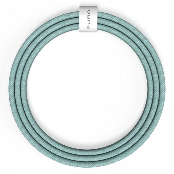 Puro Kabel Fabrik 2.0 60W USB-C till USB-C 1.5m Island Mist