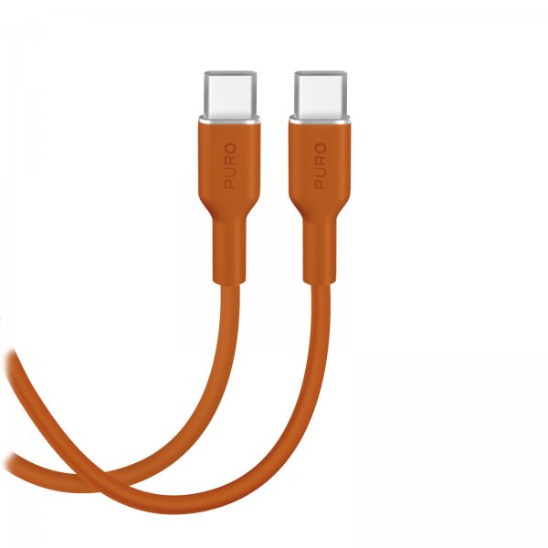 Puro Kabel TPE 25W USB-C till USB-C 1.5m Desert Sun