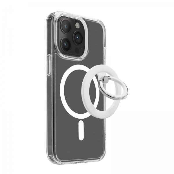 Puro MagSafe-mobilring Mag Loop Ring Stand Vit