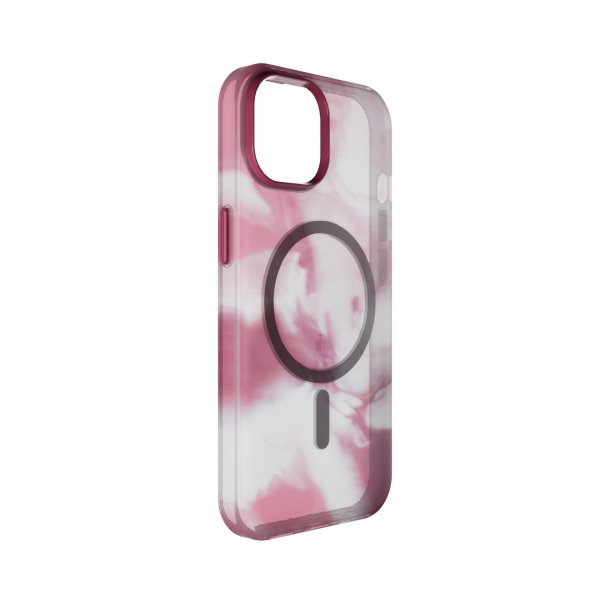 Puro iPhone 15 Skal Aqua Rosa