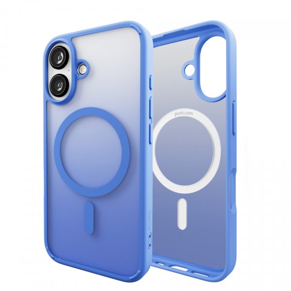 Puro iPhone 16 Skal Gradient Blå