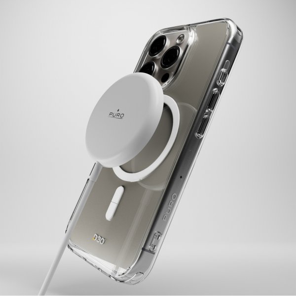 Puro iPhone 16 Pro Max Skal Impact Clear D3O MagSafe Transparent