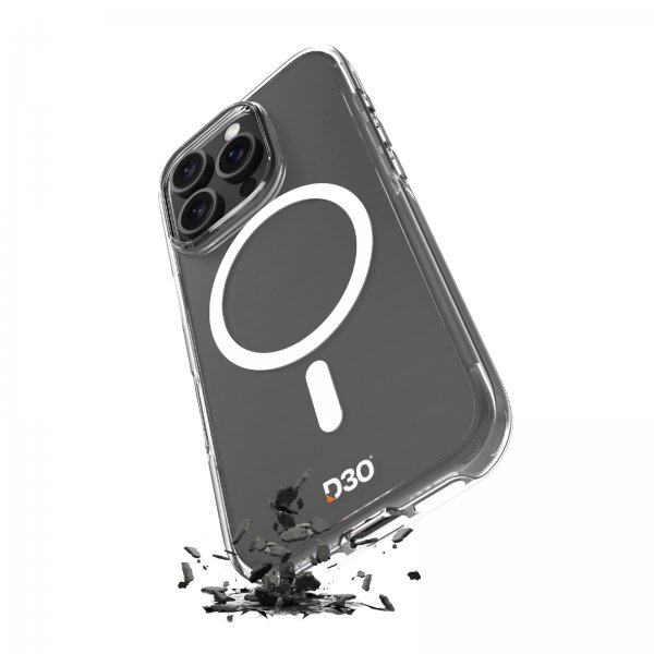 Puro iPhone 16 Pro Max Skal Impact Clear D3O MagSafe Transparent