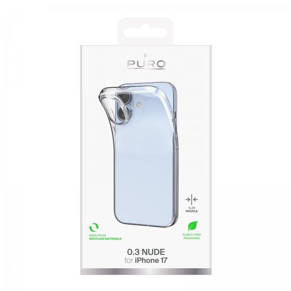 Puro iPhone 17 Skal Nude Transparent