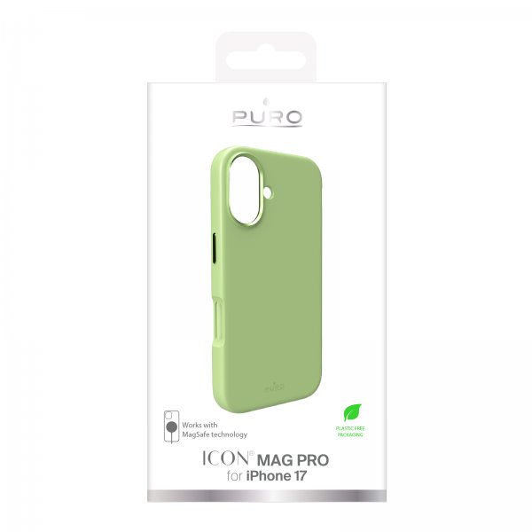 Puro iPhone 17 Skal ICON Mag Pro Salted Lime