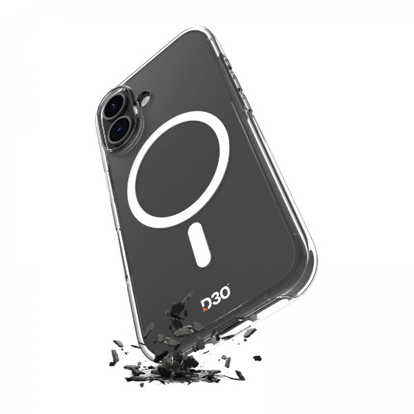 Puro iPhone 17 Skal Impact Clear D3O MagSafe Transparent