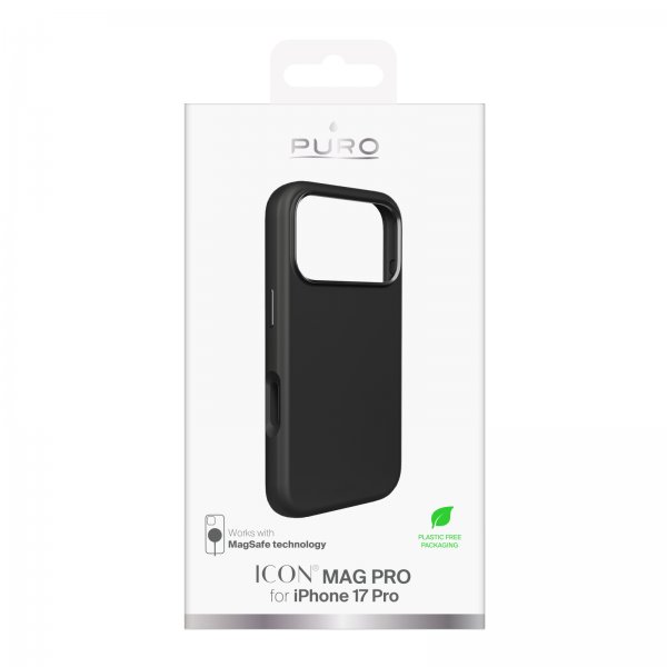 Puro iPhone 17 Pro Skal ICON Mag Pro Svart