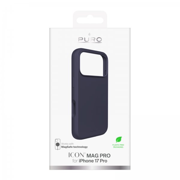Puro iPhone 17 Pro Skal ICON Mag Pro Crown Blue