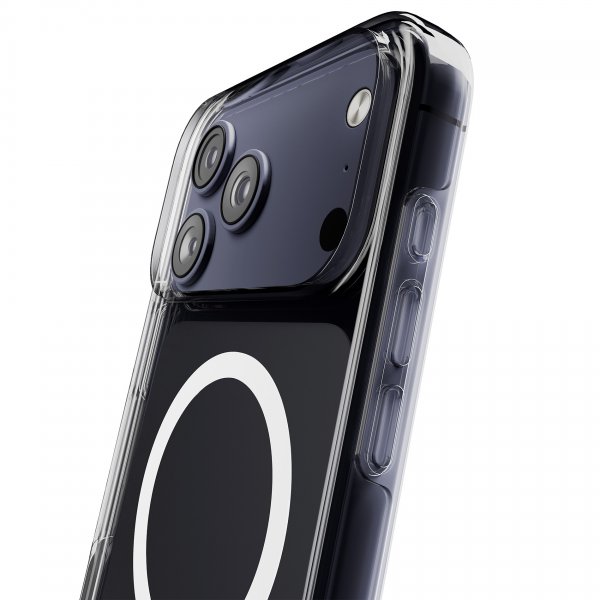Puro iPhone 17 Pro Skal Impact Clear D3O MagSafe Transparent