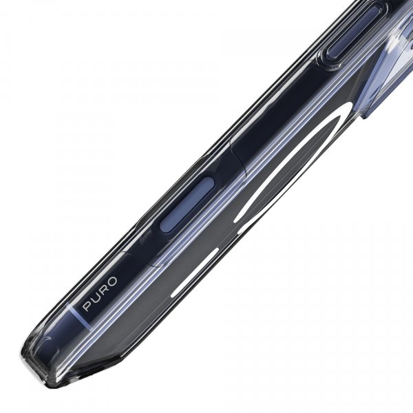 Puro iPhone 17 Pro Skal Impact Clear D3O MagSafe Transparent
